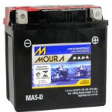 Bateria Selada MA5-DI 5Ah CBR1000 RR Biz 100 + CG125/150 Titan KS CRF230 F NX150 Bros - Moura